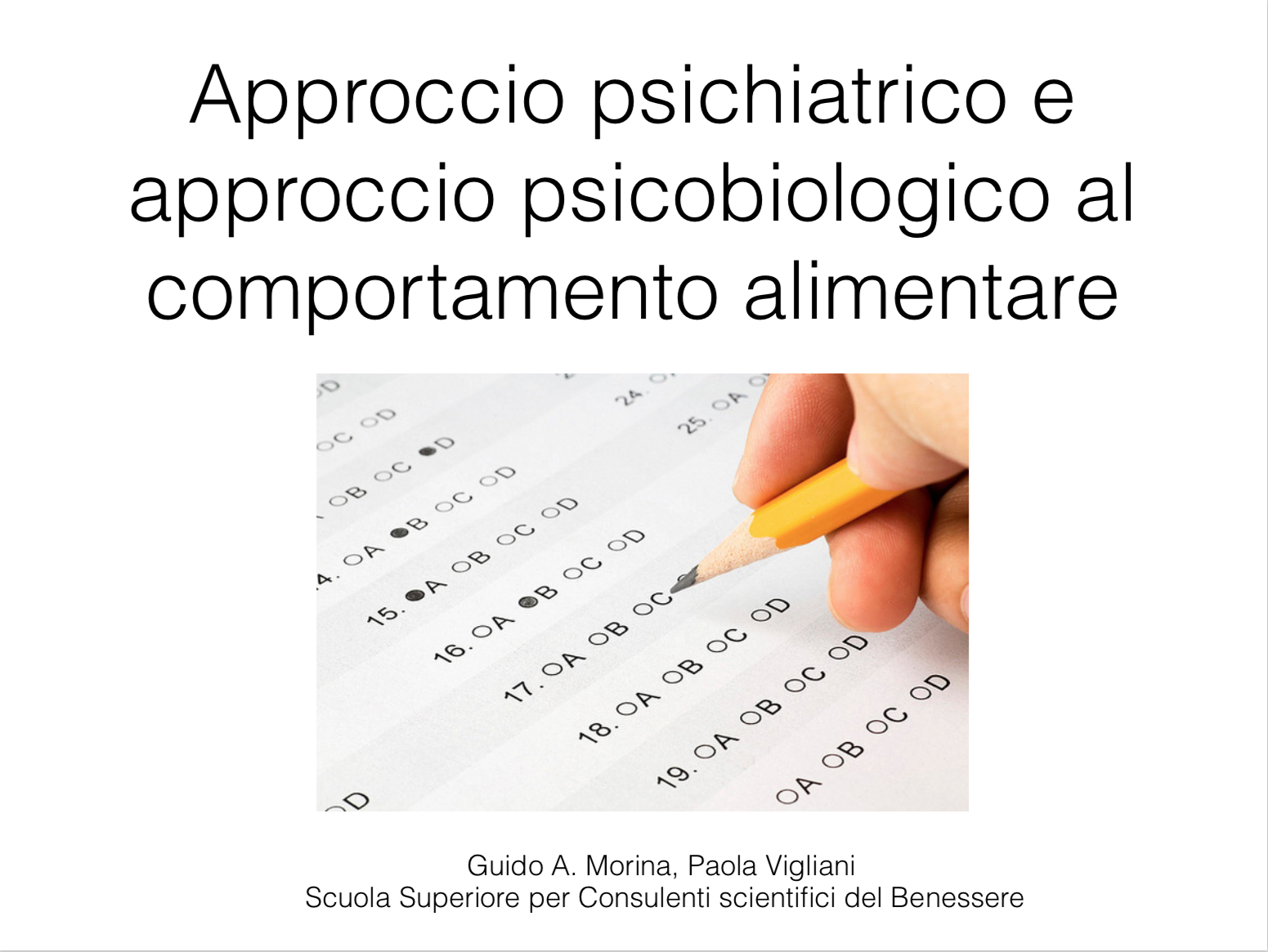 approccio psicobiologico