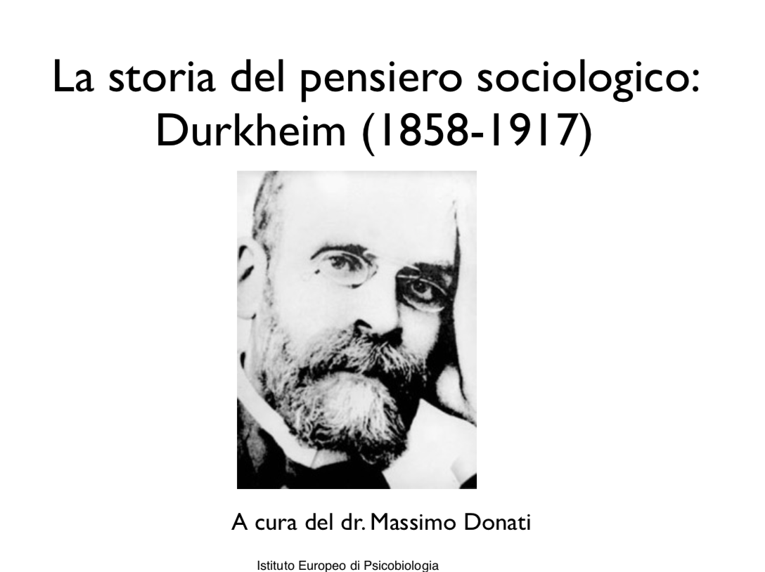 storia sociologia