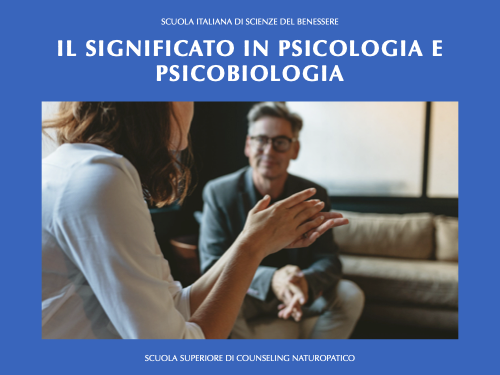 PSICOLOGIA E SIGNIFICATO