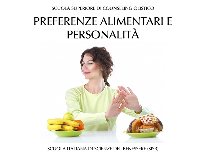 PREFERENZE ALIMENTARI E PERSONALITÀ