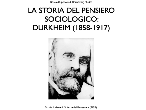 STORIA DEL PENSIERO SOCIOLOGICO (PRIMA PARTE)