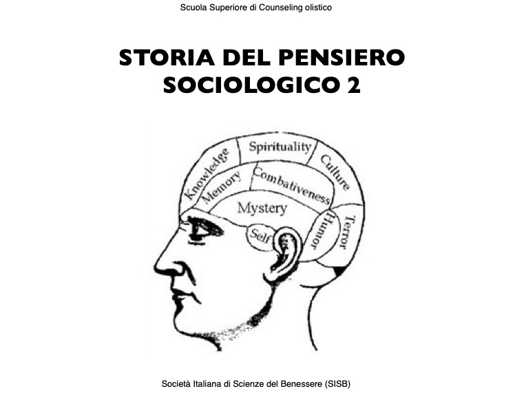 STORIA DEL PENSIERO SOCIOLOGICO (SECONDA PARTE)