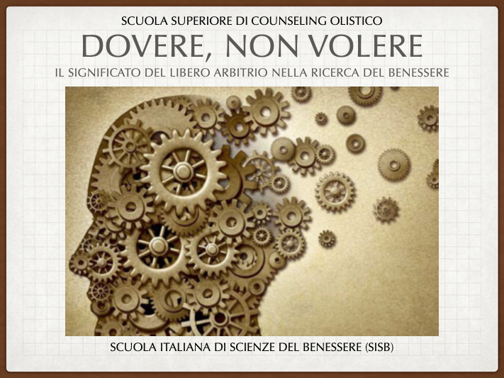 DOVERE, NON VOLERE